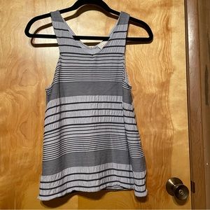 Butterfly back striped tank S